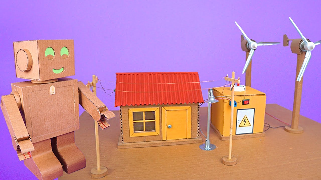 Make 2 Amazing Science Projects - Wind Power Generator Model