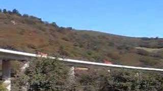 preview picture of video 'A67 PK22,200 La Canal Autovía Viaducto Prueba de Carga'
