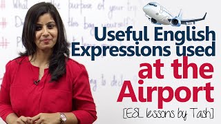 Useful English expressions used at the Airport - Free Spoken English lesson