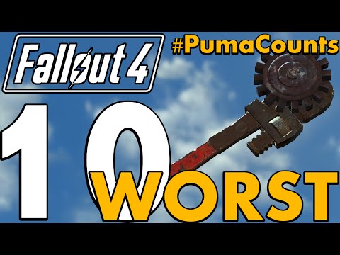 Top 10 Worst Guns and Weapons in Fallout 4 #PumaCounts
