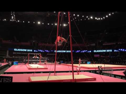 LIN Chaopan (CHN) - 2015 Artistic Worlds - Qualifications Rings