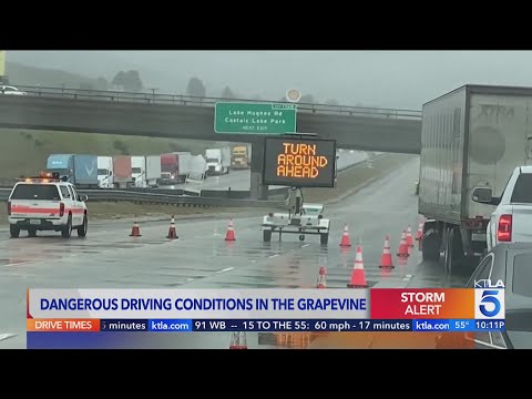 Severe Winter Storm Shuts Down Grapevine Roads