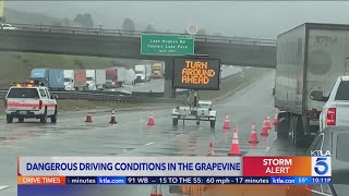 Severe winter storm shuts down Grapevine roads