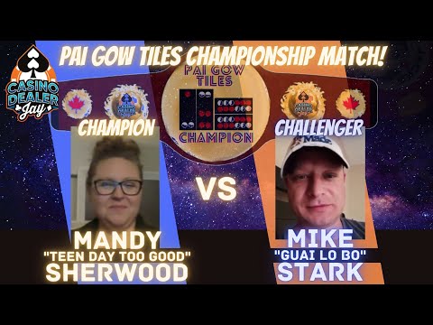 Pai Gow Tiles Dealing and Playing, Fun Championship 8-Hand Match between Mandy and Mike!