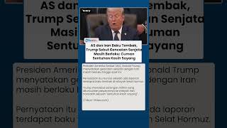 Baku Tembak AS-Iran Kembali Pecah, Trump Buat Pernyataan Mengejutkan soal Gencatan Senjata