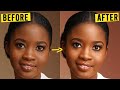 HOW To SKIN RETOUCH Using FREQUENCY SEPARATION In Less Than 10 Minutes Photoshop Tutorial