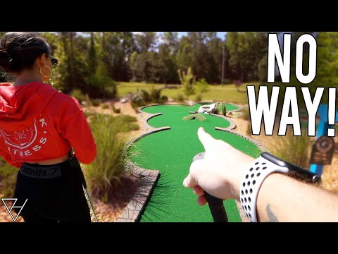 Crazy Mini Golf Hole In One Risk Putts!