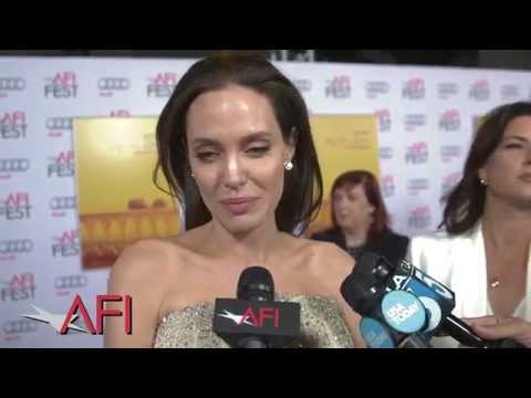 Angelina Jolie Pitt and Brad Pitt at AFI FEST presented by Audi