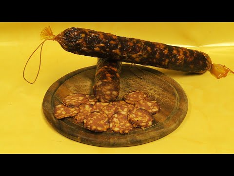 Wildschwein Salami Lakegereift. Schritt für Schritt mit Rezept