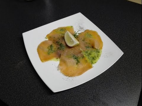 Ricetta Carpaccio di Salmone - In Cucina con lo Chef De. Op.