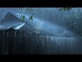 Fall Asleep Instantly with Heavy Rain & Thunder on a Tin Roof / Beat & Goodbye Insomnia in 3 Minutes