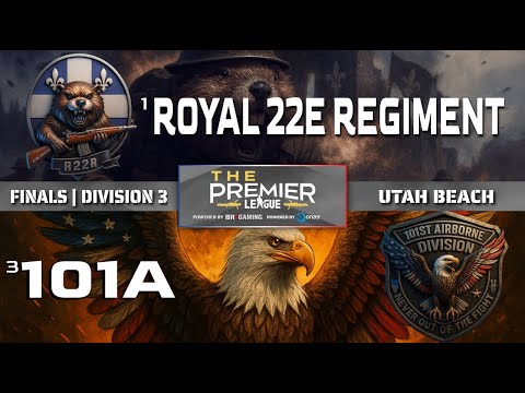 Hell Let Loose Division 3 Championship - R22R vs 101A - The Premier League Utah Beach WN4