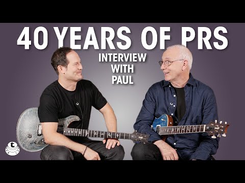 Paul Reed Smith talking about 40 Years of PRS, Nailing Vintage Guitar Sounds and more