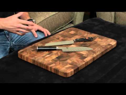 Shun Classic vs Wusthof Classic — 7 Inch Santoku Knife.