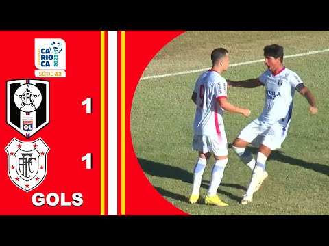 RESENDE 1X1 AMERICANO - 11ª RODADA - TAÇA SANTOS DUMONT - CARIOCA A2 2023