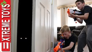 Mystery Creature Attack! Ethan Vs. Cole Animal Nerf Battle.