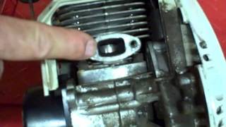 Small Engine Repair: Cleaning Carbon Buildup on the Exhaust Port & Muffler on a 2 Stroke Engine
