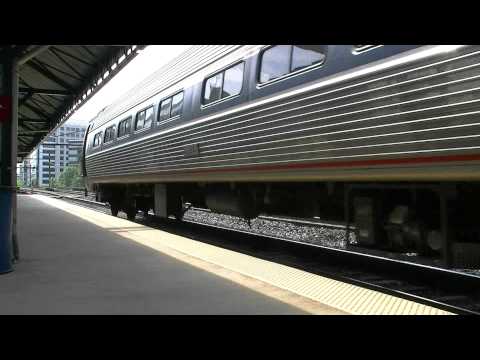 Amtrak shot from garbage pale & Lincoln Memorial pan shot 5-8-2011