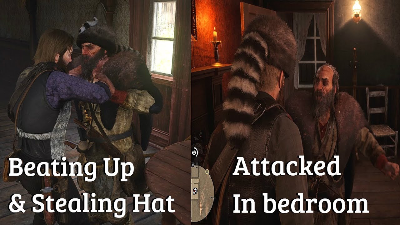 Red Dead Redemption 2 - Arthur Gets Attacked In His Room For Stealing Hat