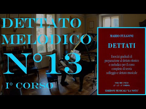 Dettato Melodico n.13 - I Corso - M. Fulgoni