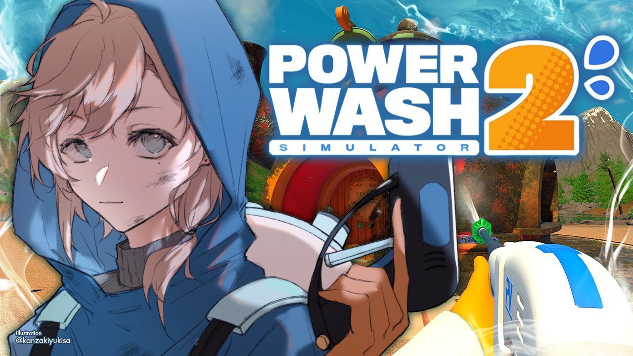 PowerWash Simulator2 | ほぼ雑談配信 【にじさんじ/叶】