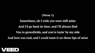 Gary Allan - Greenfields - Karaoke Video