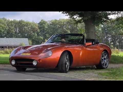 Sporty driving in a real sports car, this TVR Griffith!
