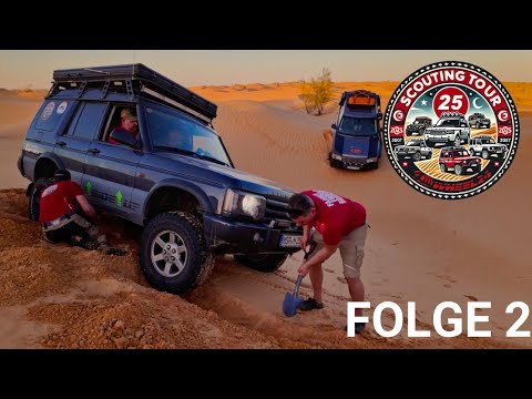 Sahara Scouting Tour Tunesien Teil 2: Der Weg zum verlorenen See oder die doppelte Schieflage???