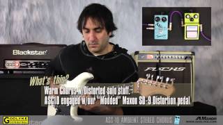 Video thumbnail for PIMPIN PEDALS' - The Great Maxon ASC10 - Compact Series - Ambient Stereo Chorus by Godlyke Inc.
