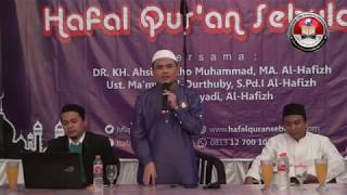 Ust. Ma`mun Al-Qurthuby, S.Pd.I, Al-Hafizh di Angkatan XXXV