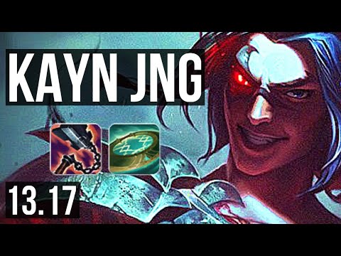KAYN vs LEE SIN (JNG) | 2.6M mastery, 1100+ games, 10/2/4, Godlike | KR Master | 13.17