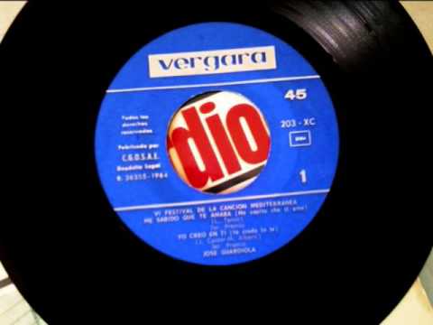 HE SABIDO QUE TE AMABA - JOSE GUARDIOLA (1964)