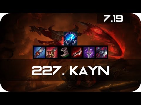 Kayn Jungle vs Kayn Season 7 s7 Patch 7.19 2017 Gameplay Guide Build Normals
