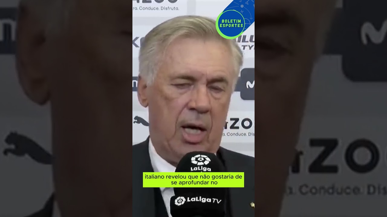 Ancelloti defende Vini Jr e diz que problema da seleção brasileira é 'geral'