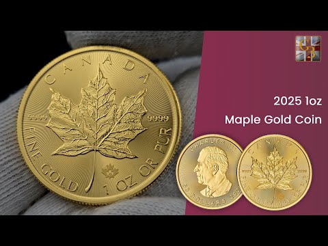 2025 1oz Gold Maple Leaf Coin by the Royal Canadian Mint is here!
