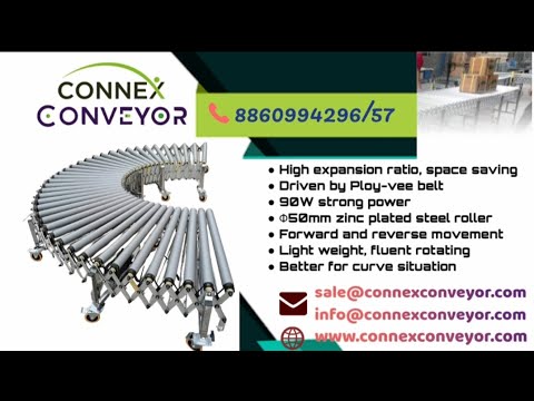 Powered Flexible Conveyor| Flexible Roller Conveyor| Expandable Roller Conveyor|Retractable Conveyor