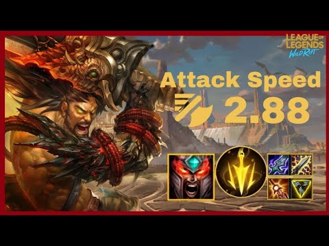 Highest Attack Speed Tryndamere Wild Rift Build (Someone Got Chopped)