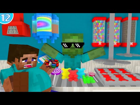 🍭 Work At Candy Place - Minecraft Animation