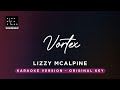 Vortex - Lizzy McAlpine (Original Key Karaoke) - piano Instrumental Cover with lyrics
