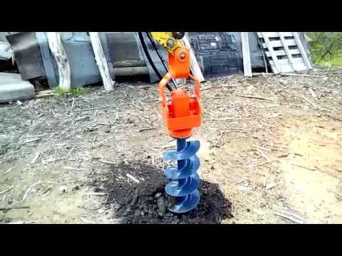 Trivella @GhediniAttachments  WD01 su #escavatore #komatsu  PC 15