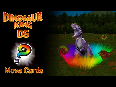 Dinosaur King DS: All SECRET Move Cards!