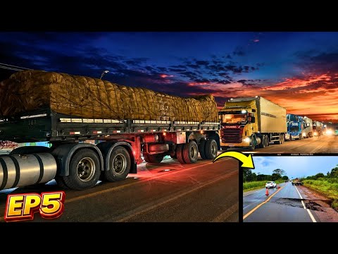 PAROU TUDO! AFUNDOU A PISTA TEMOS QUE DESVIAR PELA TERRA 😨 - EP5