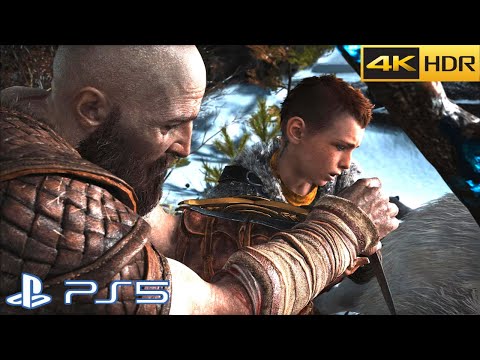 GOD OF WAR PS5 Kratos Teaches Atreus How to Be Ruthless & Kill Easily [4K 60FPS HDR] Scene