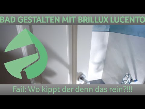 Brillux Lucento im Badezimmer #maler #badezimmer #design