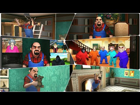 Scary Stranger 3D - New Update All Endings Scene | Chapter Easter Special