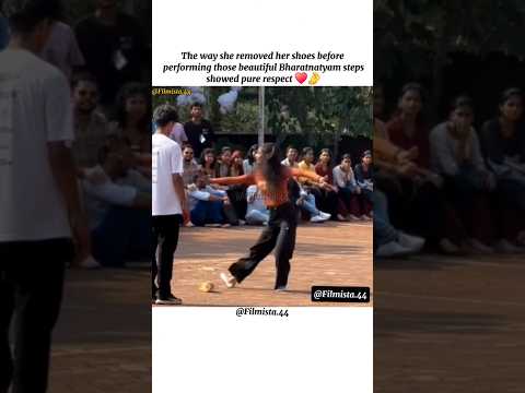 The Danced with devotion ♥️✨🙌#shorts #filmista #bharatnatyam #respect