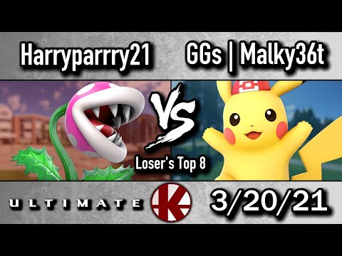Harryparrry21 (Plant/Bowser) vs. GGs | Malky36t (Pikachu) - Loser's Top 8