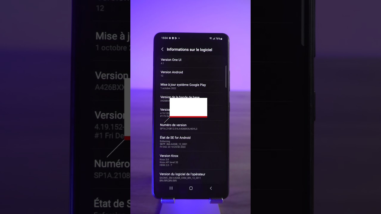 Comment activer et désactiver le mode développeur sur Samsung #shorts