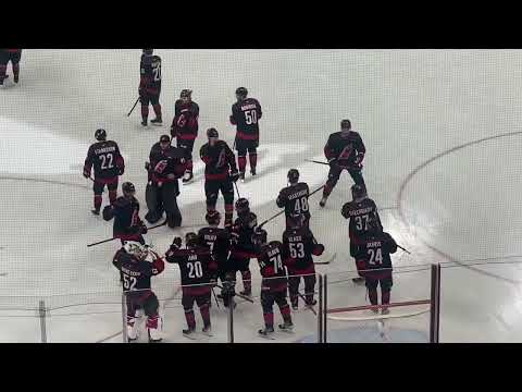 Carolina Hurricanes vs NJ Devils R1 G5 Sebastian Aho called game!!! CANES WIN!!!