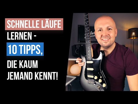 Gitarre schnell spielen - 10 Tipps für schnelle Soli
